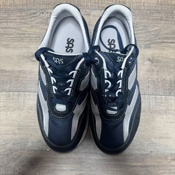 SAS Tour Blue Mesh Athletic Shoe Women's Size 8 - Picture 2 of 7